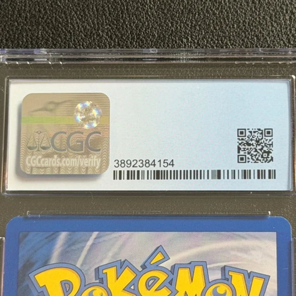 Koga's Zubat 1st Edition 83/132 + Leaf Energy CGC 9 Pokemon 2000 Gym Challenge